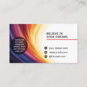 Motivational Speaker Card 名刺 (裏面)