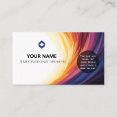 Motivational Speaker Card 名刺 (正面)