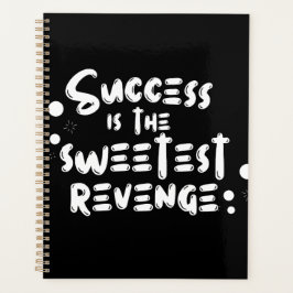 Motivational Spiral Notebook – Success Is the Swee プランナー手帳