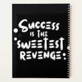 Motivational Spiral Notebook – Success Is the Swee プランナー手帳 (裏面)