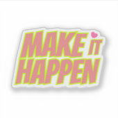 Motivational Sticker  シール (正面)