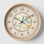 Motivational Strong Heart Wall Clock - Artistic  壁時計 (正面)