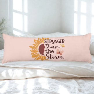 Motivational Sunflower Body Pillow ボディピロー