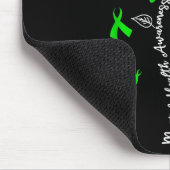 Motivational Support Warrior Mental Health Awarene マウスパッド (コーナー)