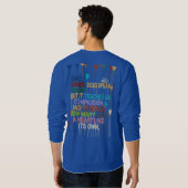 Motivational Sweatshirt – Bold Words for a Brave S スウェットシャツ (裏面フル)