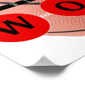 Motivational TEAMWORK Wins Games Basketball Poster ポスター (角)