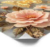 Motivational text with butterflies #2 ポスター (コーナー)