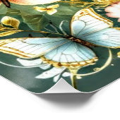 Motivational text with butterflies #3 ポスター (コーナー)