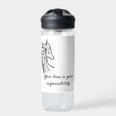 Motivational Time Saver Water Bottle ウォーターボトル (正面)