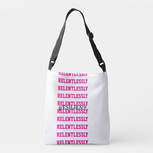 Motivational Tote クロスボディバッグ (裏面)