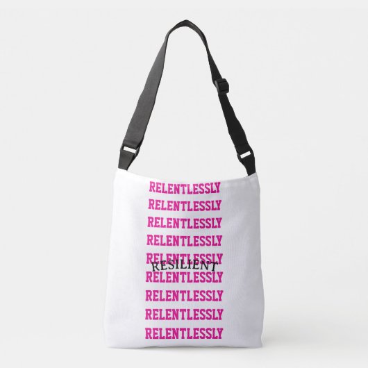 Motivational Tote クロスボディバッグ (正面)