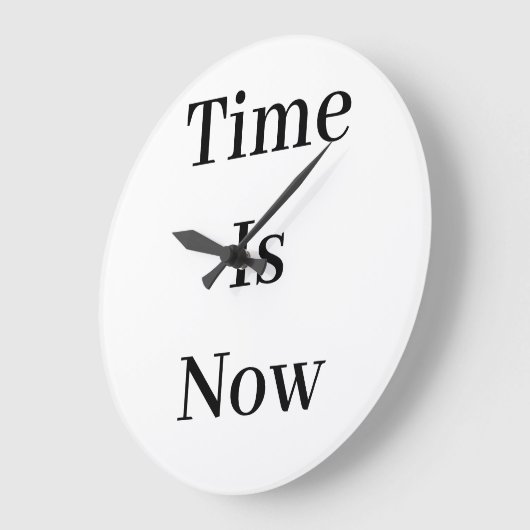 Motivational Wall Clock ラージ壁時計 (傾斜)