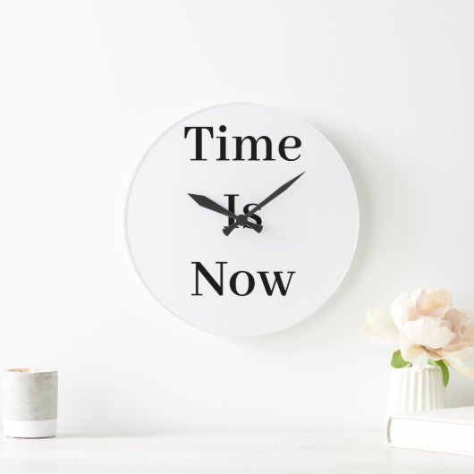 Motivational Wall Clock ラージ壁時計 (ホーム)