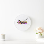 Motivational Wall Clock – Minimalist Inspirational ラウンド壁時計 (ホーム)
