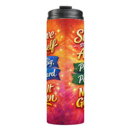 Motivational Water Bottle with Positive Quotes タンブラー