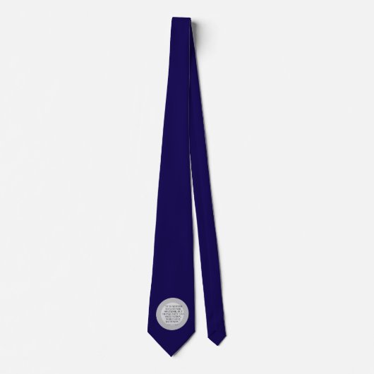 Motivational Wealth and Happiness Quote Tie ネクタイ (正面)