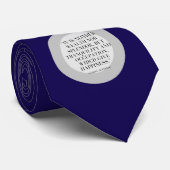Motivational Wealth and Happiness Quote Tie ネクタイ (ロール)