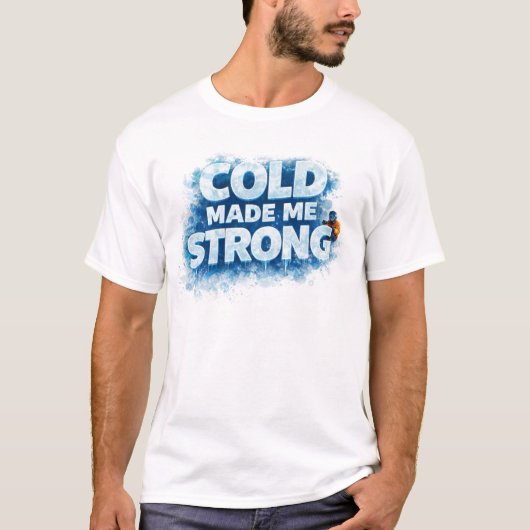 Motivational Winter Strength T-Shirt Tシャツ (正面)