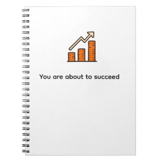 Motivational You Are About To Succeed カスタムポスト ノートブック