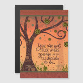 Motivational You Are Not Stuck Magnetic Card (正面/裏面)