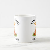 Motivational You Can Do Hard Things Goose Mug コーヒーマグカップ (中央)
