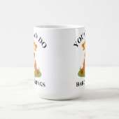 Motivational You Can Do Hard Things Goose Mug コーヒーマグカップ (中央)