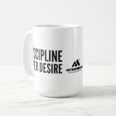 MOTIVATIONALISM© DISCIPLINE_Mok コーヒーマグカップ (正面左)
