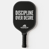 MOTIVATIONALISM© Discipline Over Desire_ ピックルボールラケット (裏面)