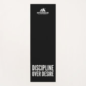 MOTIVATIONALISM© Discipline Over Desire_ ヨガマット (正面)