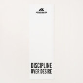 MOTIVATIONALISM© Discipline Over Desire_ ヨガマット (裏面)