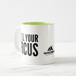 MOTIVATIONALISM© Fuel Your Focus_ ツートーンマグカップ