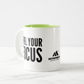 MOTIVATIONALISM© Fuel Your Focus_ ツートーンマグカップ