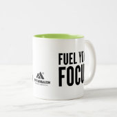 MOTIVATIONALISM© Fuel Your Focus_ ツートーンマグカップ (正面右)