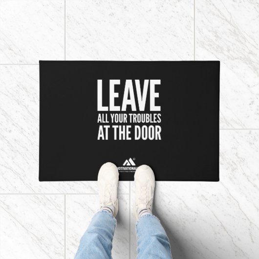 MOTIVATIONALISM© LEAVE_ ドアマット (室内)