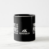 MOTIVATIONALISM© PRECIOUS_ ツートーンマグカップ (中央)