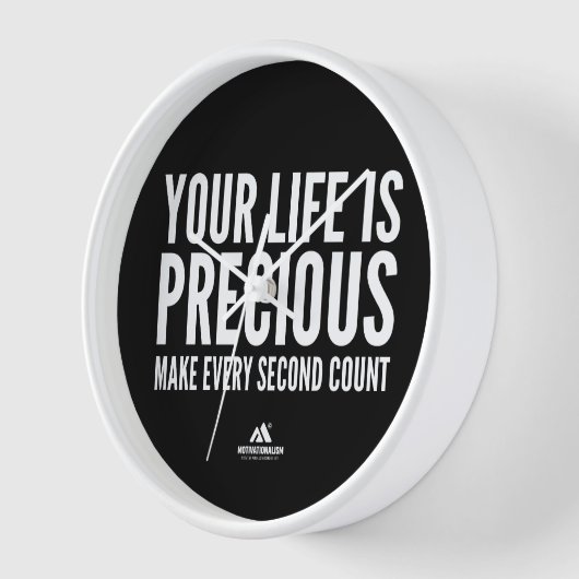 MOTIVATIONALISM© PRECIOUS_ 壁時計 (傾斜)