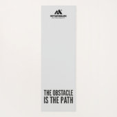 MOTIVATIONALISM© The Obstacle Is The Path_ Yogamat ヨガマット (裏面)