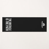 MOTIVATIONALISM© The Obstacle Is The Path_ Yogamat ヨガマット (正面(横))