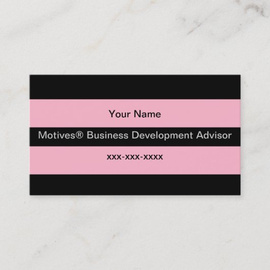 Motives®の化粧品のディストリビューターの名刺 名刺 (正面)