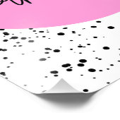 Motivierendes Poster 'Dream Big, Work Hard' フォトプリント (角)