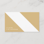 motivo geométrico moderno minimalista amarillo 名刺 (正面)