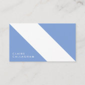 motivo geométrico moderno minimalista azul 名刺 (正面)