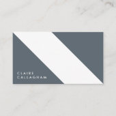 motivo geométrico moderno minimalista gris 名刺 (正面)