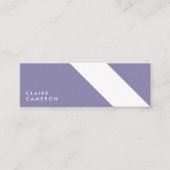 motivo geométrico moderno minimalista lavanda  スキニー名刺 (正面)