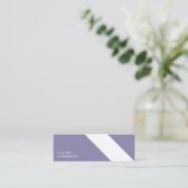 motivo geométrico moderno minimalista lavanda  スキニー名刺 (スタンド正面)