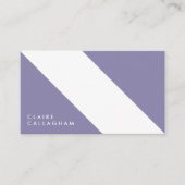 motivo geométrico moderno minimalista morado 名刺 (正面)