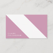 motivo geométrico moderno minimalista rosa 名刺 (正面)