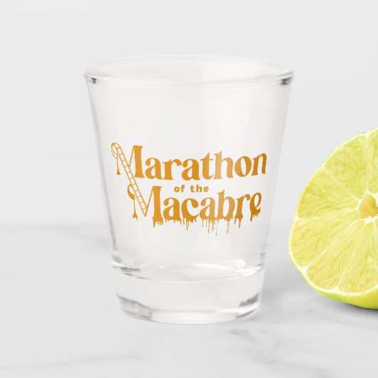 MOTM24ショットガラス – オレンジ ショットグラス (正面)