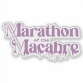 MOTM24ステッカー – 白の紫 シール (正面)