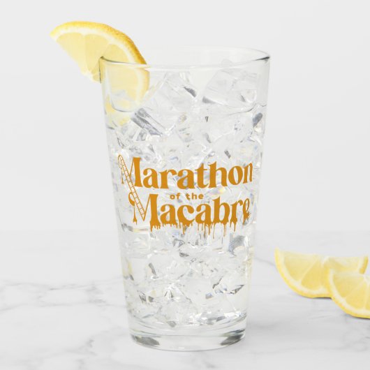 MOTM24ピントガラス – オレンジ タンブラーグラス (アイス正面)